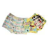 KEITH HARING OWNED BOXER SHORTS  Two pairs of cartoon character boxer shorts owned and possibly worn