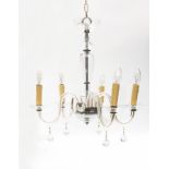 LUISE RAINER GLASS FIVE-LIGHT CHANDELIER