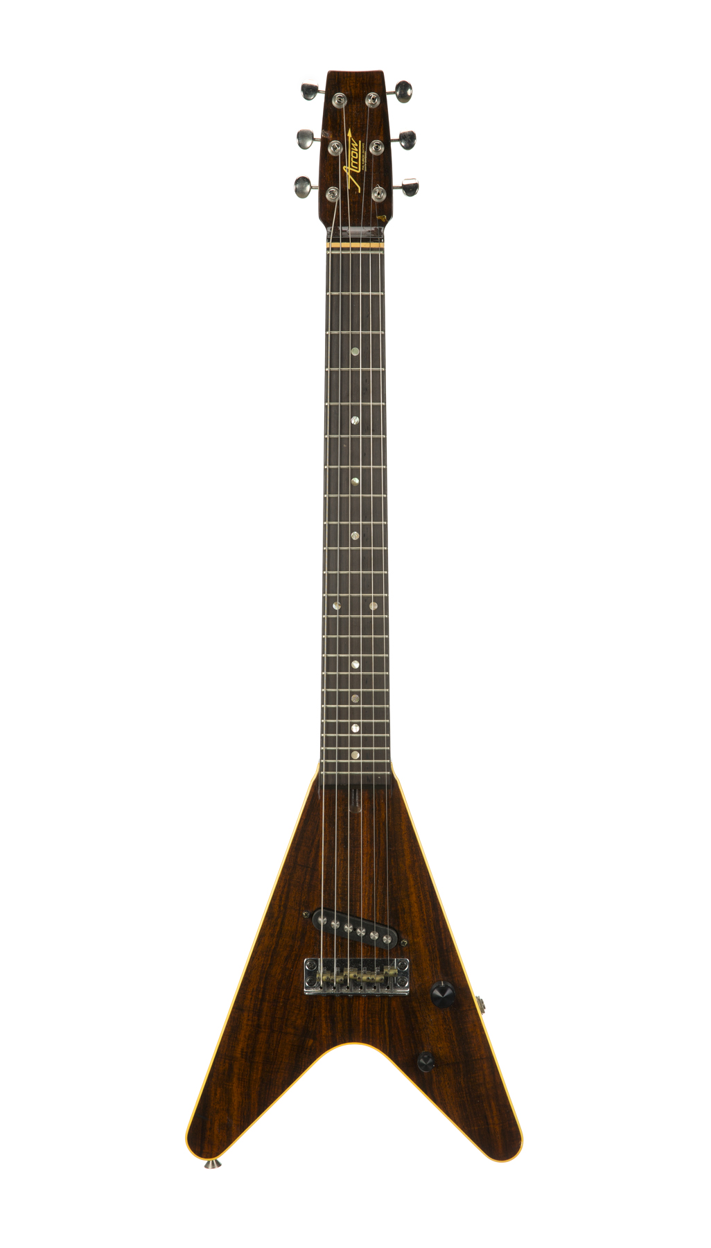 NANCY WILSON KUBICKI ARROW MINI V GUITAR A Kubicki Arrow Mini V guitar, serial number 225, played by