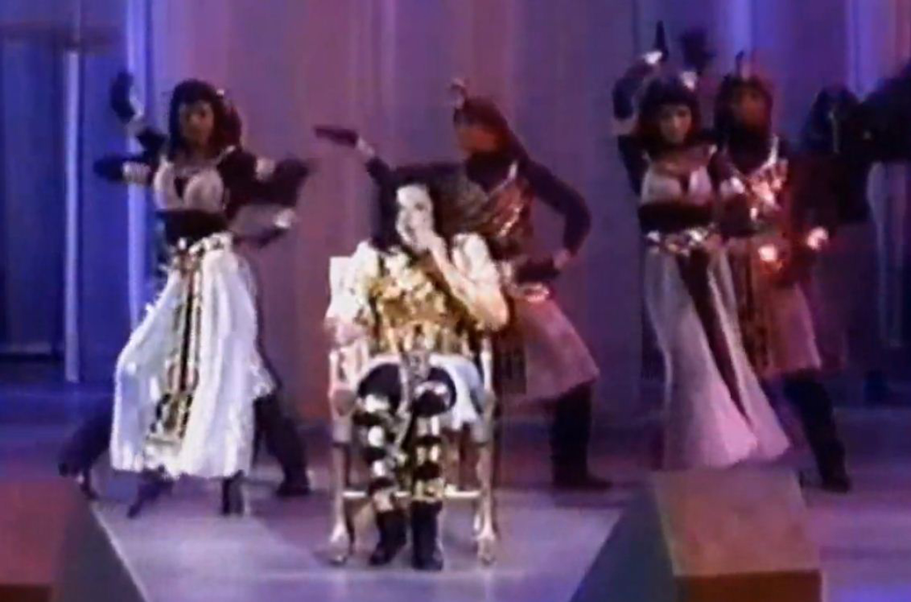 MICHAEL JACKSON: "REMEMBER THE TIME" COSTUMES  A group of costumes worn for the performance of - Image 14 of 16