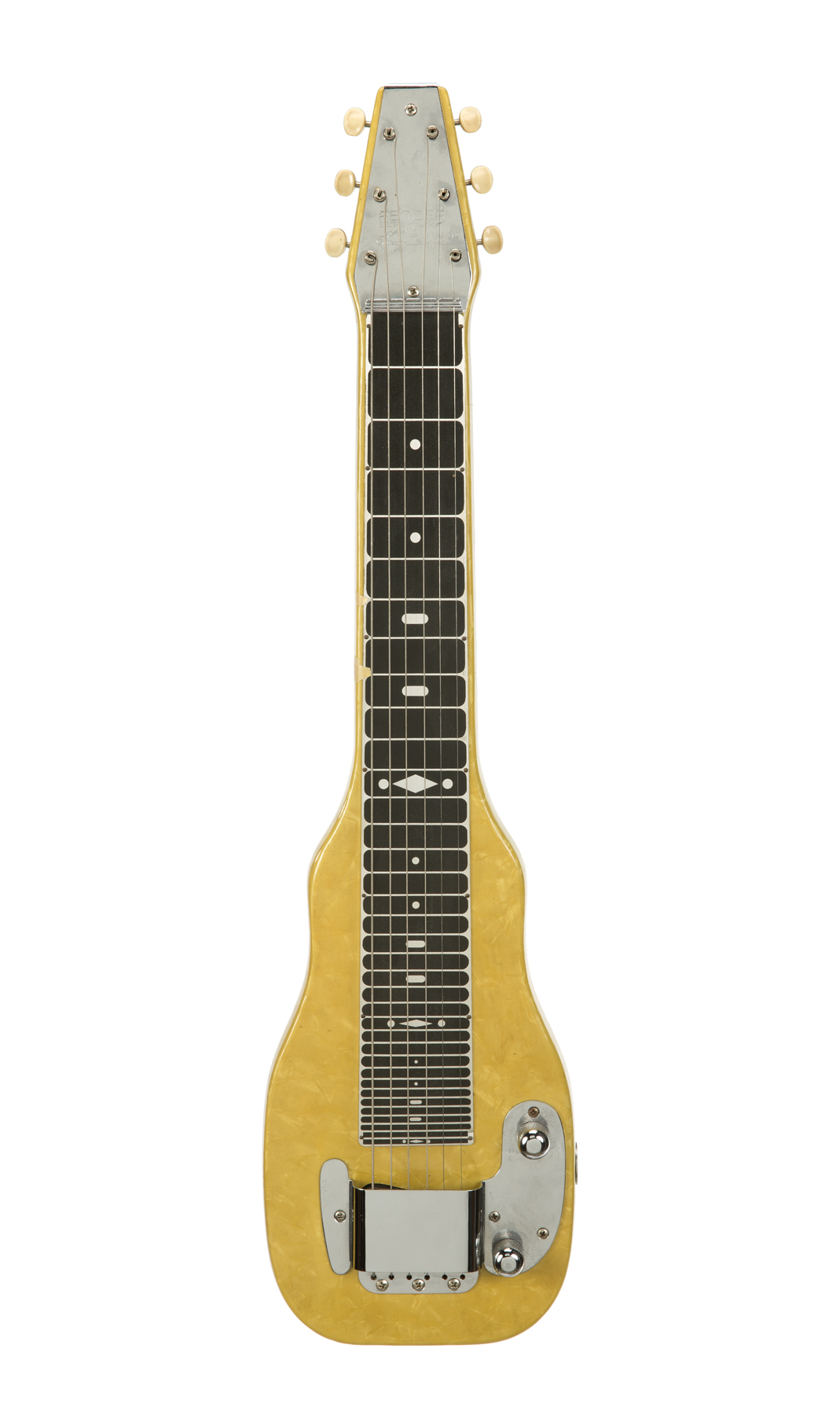 NANCY WILSON FENDER CHAMPION LAP STEEL GUITAR A vintage Fender Champion Lap Steel guitar in blonde