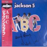 MICHAEL JACKSON SIGNED AND INSCRIBED ALBUM A Japanese edition copy of the Jackson Five single "