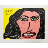 RINGO STARR ORIGINAL ARTWORK A serigraph titled "Hold Me Love Me" from Starr's 2007 series.21 by