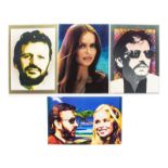 RINGO STARR & BARBARA BACH PORTRAITS A group of digital print on paper portraits featuring Bach