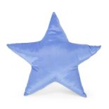 BLUE STAR PILLOW A modern throw pillow.Approximately 15 by 15 inches