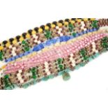 JOAN COLLINS BEADED NECKLACES A collection of seven beaded necklaces owned by Joan Collins.