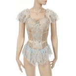 JOAN COLLINS "OVER THE MOON" BUSTIER A corseted bustier worn by Joan Collins in the stage production