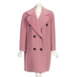 JOAN COLLINS "SINS" VALENTINO COUTURE COATS A pair of wool Valentino Couture coats owned by Joan