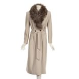 JOAN COLLINS LOUIS FERAUD COATS A pair of Louis Feraud coats owned by Joan Collins. The pair