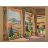 Ryazhsky Georgi Georgievich (Russian, 1895-1952) Capri 1928-1930 Paper, watercolour 23,1 x 28,5 cm