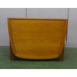 G Plan Style Teak Drop Flap 1970's Retro Table on square tapering gate leg supports