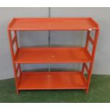 Set Painted Open Shelves with small upstand