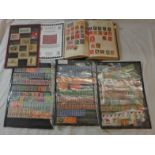 Stamps: World, Commonwealth & GB mostly used with the GB & India much duplicated (Album + Display