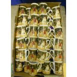 Boxed New Christmas Mugs & 46 Loose Cups