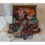 Costume Jewellery inc. ropes of beads, bangles, earrings & necklaces