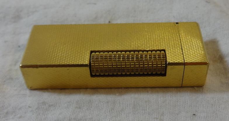 Gold Plated Dunhill Pocket Lighter