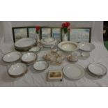 Bone China & Egg Shell China Dinner Wares, oriental coffee cans & saucers, Noritake Spectrum saucers