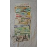 World Bank Notes inc. South America, Mexico, Brazil x 37, Paraguay, Columbia, Chile, Argentina,