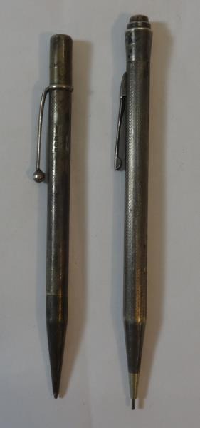 Silver Engine Turned Propelling Pencil by JM & Co., fully hallmarked & Sterling Silver Lifelong