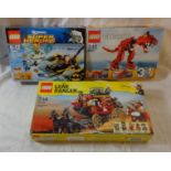 Lego Kits:  Lone Ranger, Creator & Super Heroes in boxes