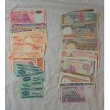 World Bank Notes inc. Sri Lanka, Pakistan, Bangladesh, Ceylon, India, Malawi, Jamaica, Haiti, Korea,