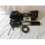 Hanimex Binoculars 8x30, Samsung Cameras, Pair Jessops 8x21 field binoculars, Kodak Ektra 12