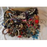 Costume Jewellery inc. ropes of beads, necklaces, earrings etc.