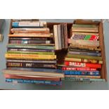 Books: The X Files, Book of The Unexplained, Guinness Book of Records, Dallas TV Book, etc. (1 Box)