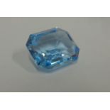 Loose Emerald Cut Aquamarine .04ct