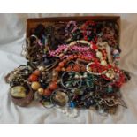 Costume Jewellery inc. ropes of beads, bangles, necklaces etc. (2 Boxes)