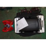 Gas Barbeque in canvas case with instructions, gas canister & Gas Barbeque