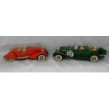 Scale Model 1932 Cadillac V16 Sports Phaeton & Packard Speedster