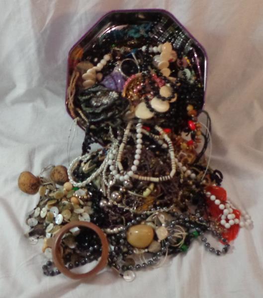 Costume Jewellery inc. ropes of beads, bangles, necklaces etc.