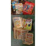Electron User Magazines, Walt Disney Now I Know from 1970's, The Beano, Topper, Rupert Bear Comics
