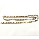 A yellow metal Figaro Link Neck Chain, 54cm long and weighing approximately 16gms
