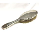 A George V Silver backed Dressing Table Brush of typical form, London 1914, 10” long