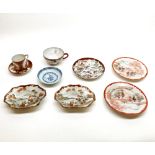 A small collection of Oriental Eggshell and Kutani style Wares, Cup and Saucer, small Coffee Cup,