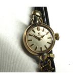 A late 20th Century Gold Plated Ladies Wristwatch, Omega, 19470200, Cal 483, the 17 jewel movement