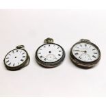 Mixed lot including a Victorian silver cased pocket watch, “J W Benson, London” hallmarked for