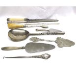 A Mixed Lot comprising: various items to include Silver mounted Knife Sharpening Steels, various