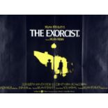 THE EXORCIST, film poster, starring Ellen Burstyn and others, Quad approx 30" x 40"