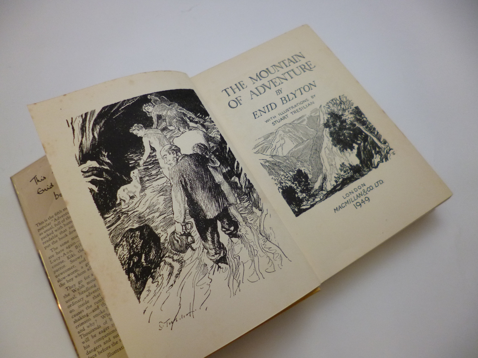 ENID BLYTON: THE MOUNTAIN OF ADVENTURE, 1949, 1st edn, orig pict cl, d/w