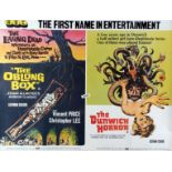 THE OBLONG BOX - THE DUNWICH HORROR, film poster double bill, starring Vincent Price, Christopher
