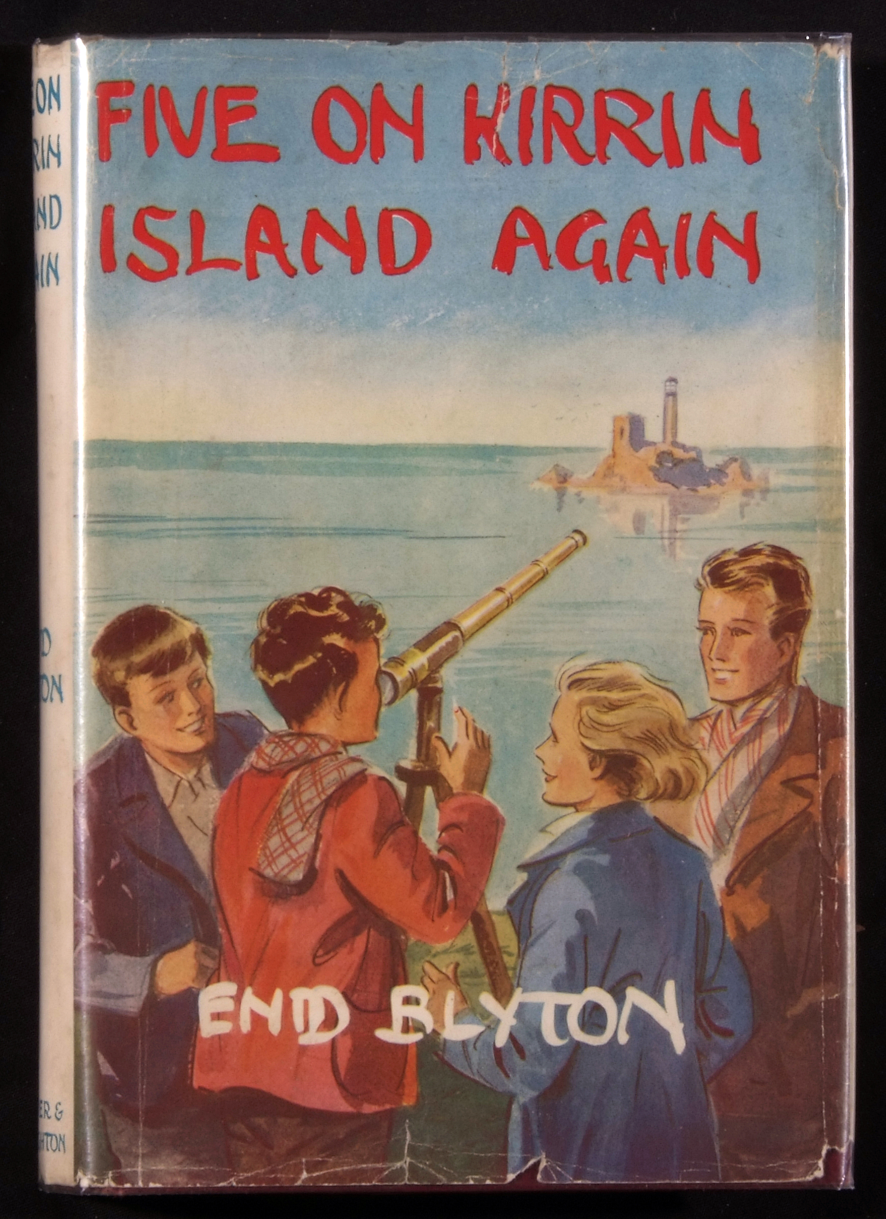 ENID BLYTON: FIVE ON KIRRIN ISLAND AGAIN, 1947, 1st edn, orig red leatherette, d/w