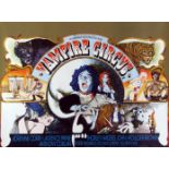 VAMPIRE CIRCUS, film poster, starring Adrienne Corri, Laurence Payne and others, Quad approx 30" x