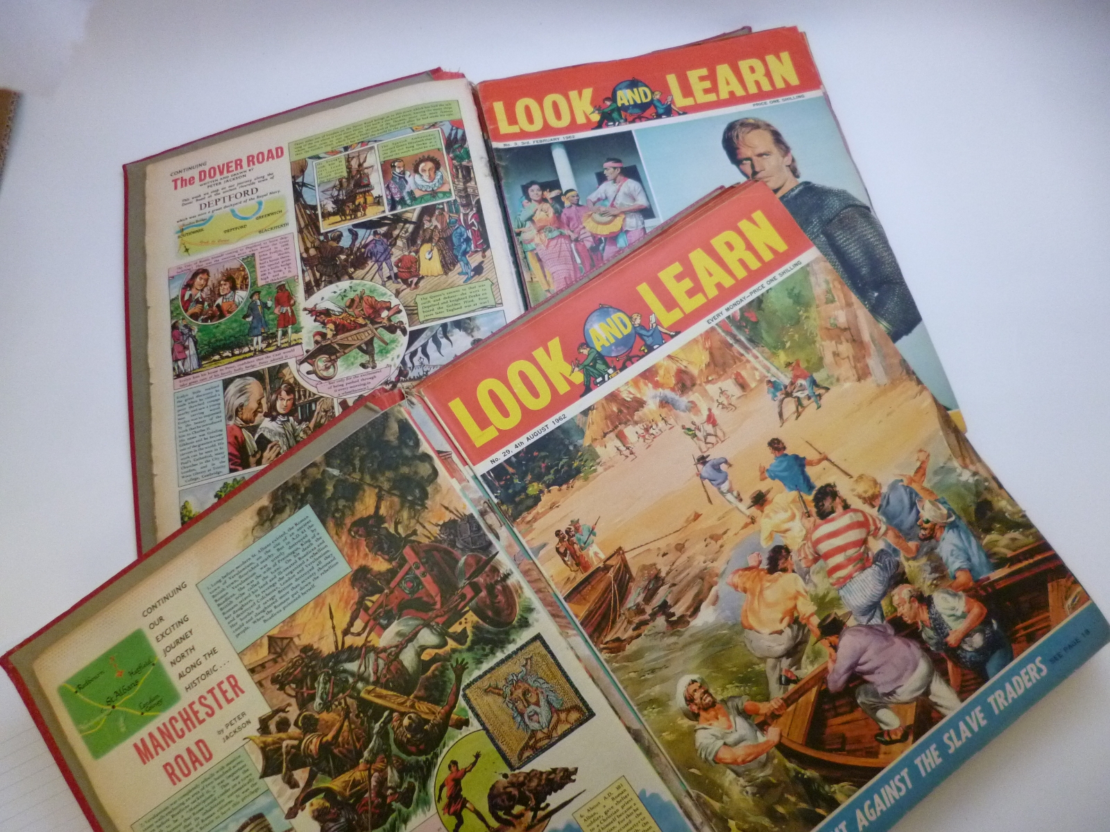 LOOK AND LEARN, 1962-63, Nos 1-52, housed in 2 orig binders