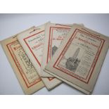 EDITH A DISBROWE: THE CALENDAR OF ST BOTOLPH'S TOWN..., 1929, 1930, 1932, 1934, 1935, orig ptd wraps