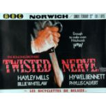 TWISTED NERVE, film poster, starring Hayley Mills and Hywel Bennett, Quad 30" x 40"