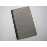 ARTHUR HENRY PATTERSON: ROUGH NOTES ON THE FISH AND FISHERIES OF EAST SUFFOLK, Great Yarmouth,