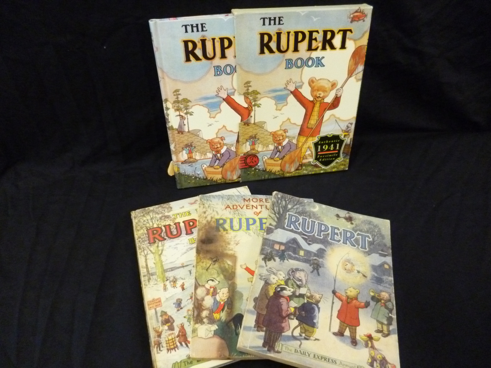 MORE ADVENTURES OF RUPERT, [1947] Annual, price unclipped, 4to, orig pict wraps, top wrap and some